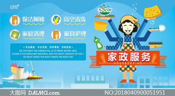 家政服務(wù)宣傳海報設(shè)計(jì)PSD模板